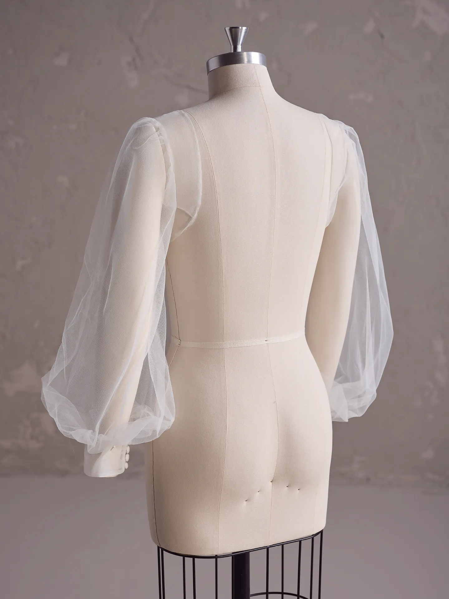 Alexandria back view bishop sleeves Maggie Sottero