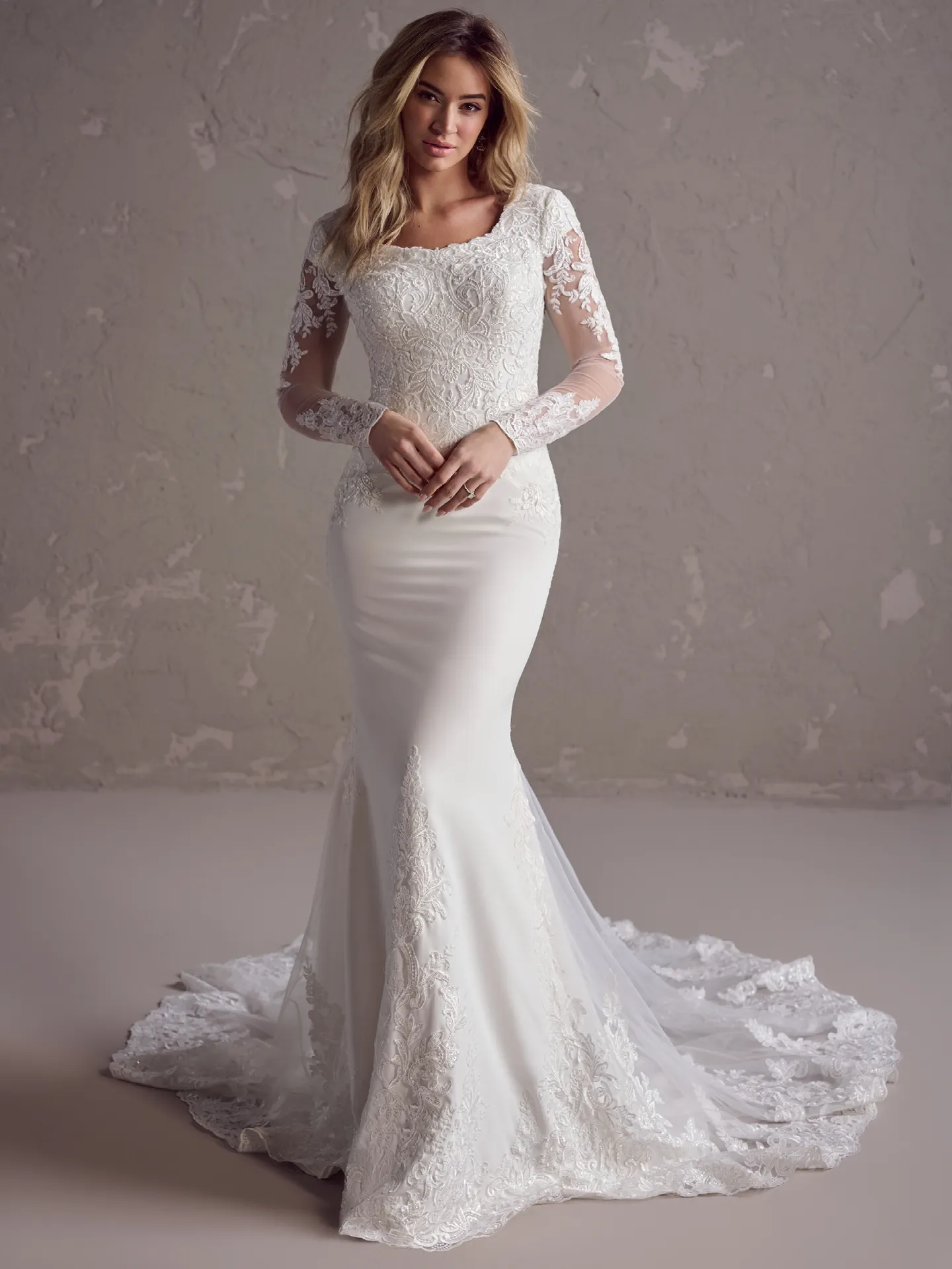 Rebecca Ingram Felicia Leigh 24RK147C01 Fit-and-Flare-Wedding-Dress Alt50