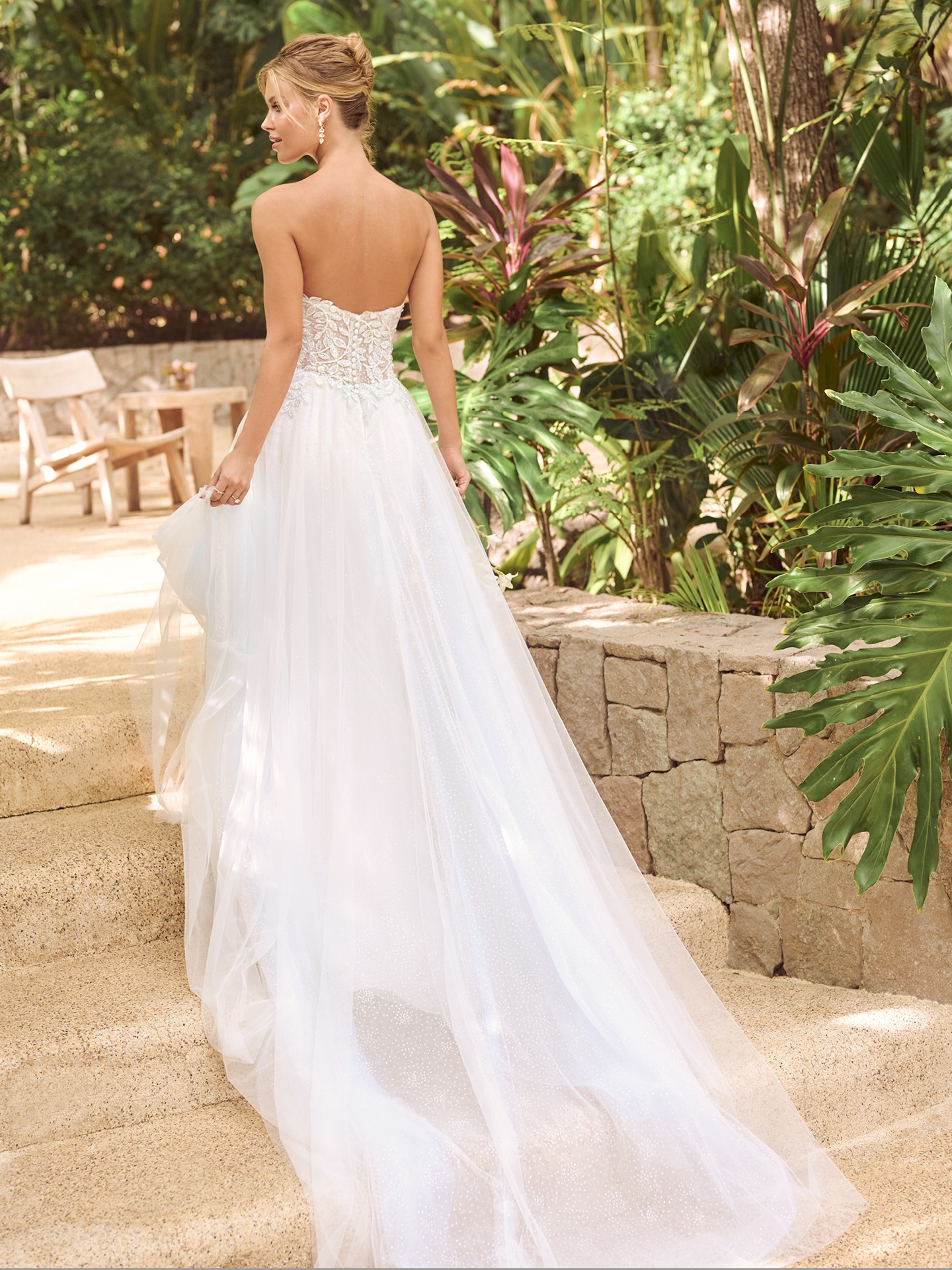 Marigold Sparkly A-Line Wedding Dress | Rebecca Ingram Marigold Sparkly A-Line Wedding Dress | Rebecca Ingram
