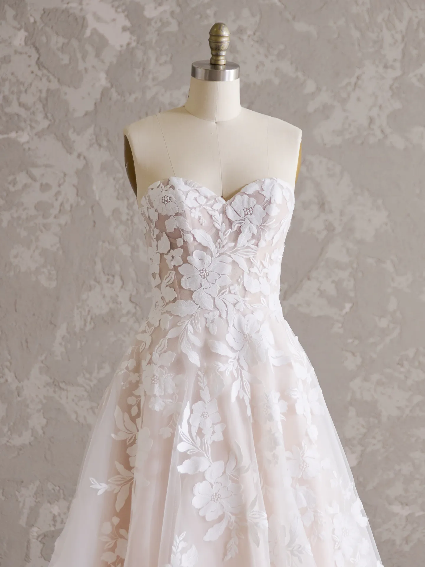 Rebecca Ingram Ruby sweetheart A-line bridal gown front view