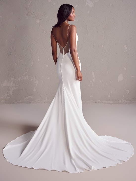Apolline Sexy Bridal Dress with Illusion Hip Dips