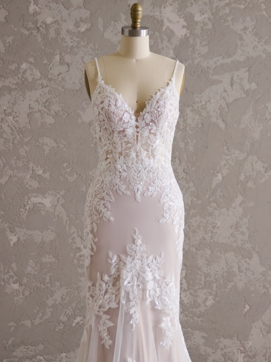 Sottero and Midgley Faylin 24SZ167A01 Fit-and-Flare-Wedding-Dress Color1