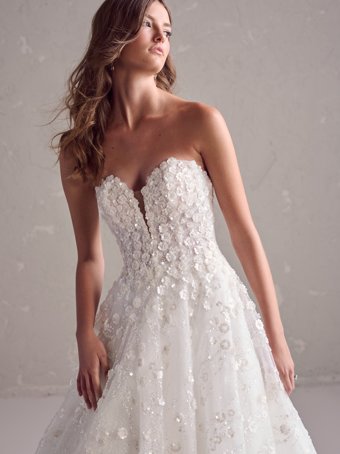 Kinga 3D Lace Ballgown Wedding Dress | Sottero and Midgley