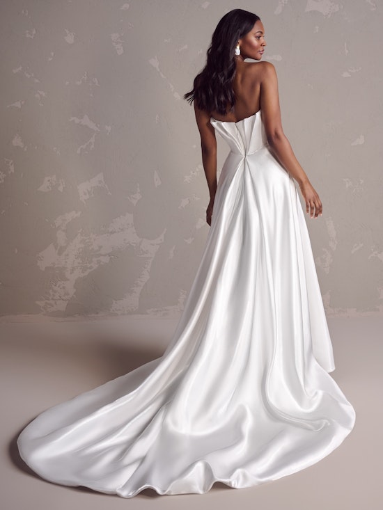 Mercury Liquid Satin A-Line Bridal Gown