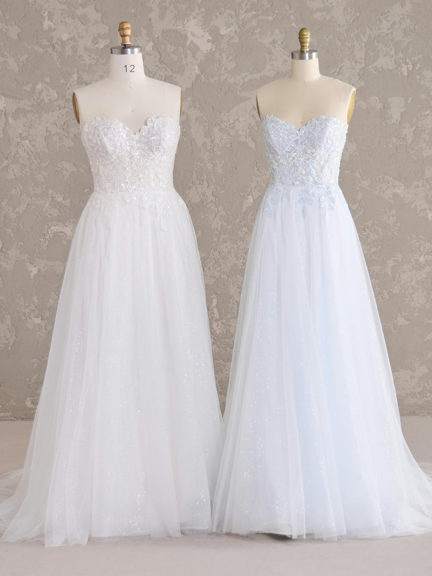 Marigold Sparkly A-Line Wedding Dress | Rebecca Ingram