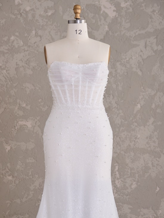 Drew Marie Pearl Bridal Gown with Scoop Neckline Maggie Sottero