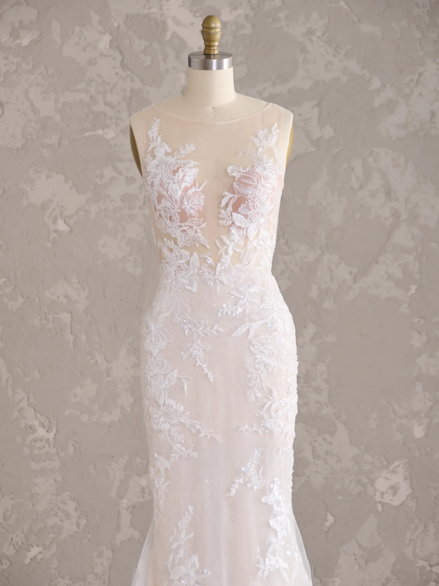 Maggie Sottero Lindsey Lane 24MN244A01 Fit And Flare Wedding Dress Color2