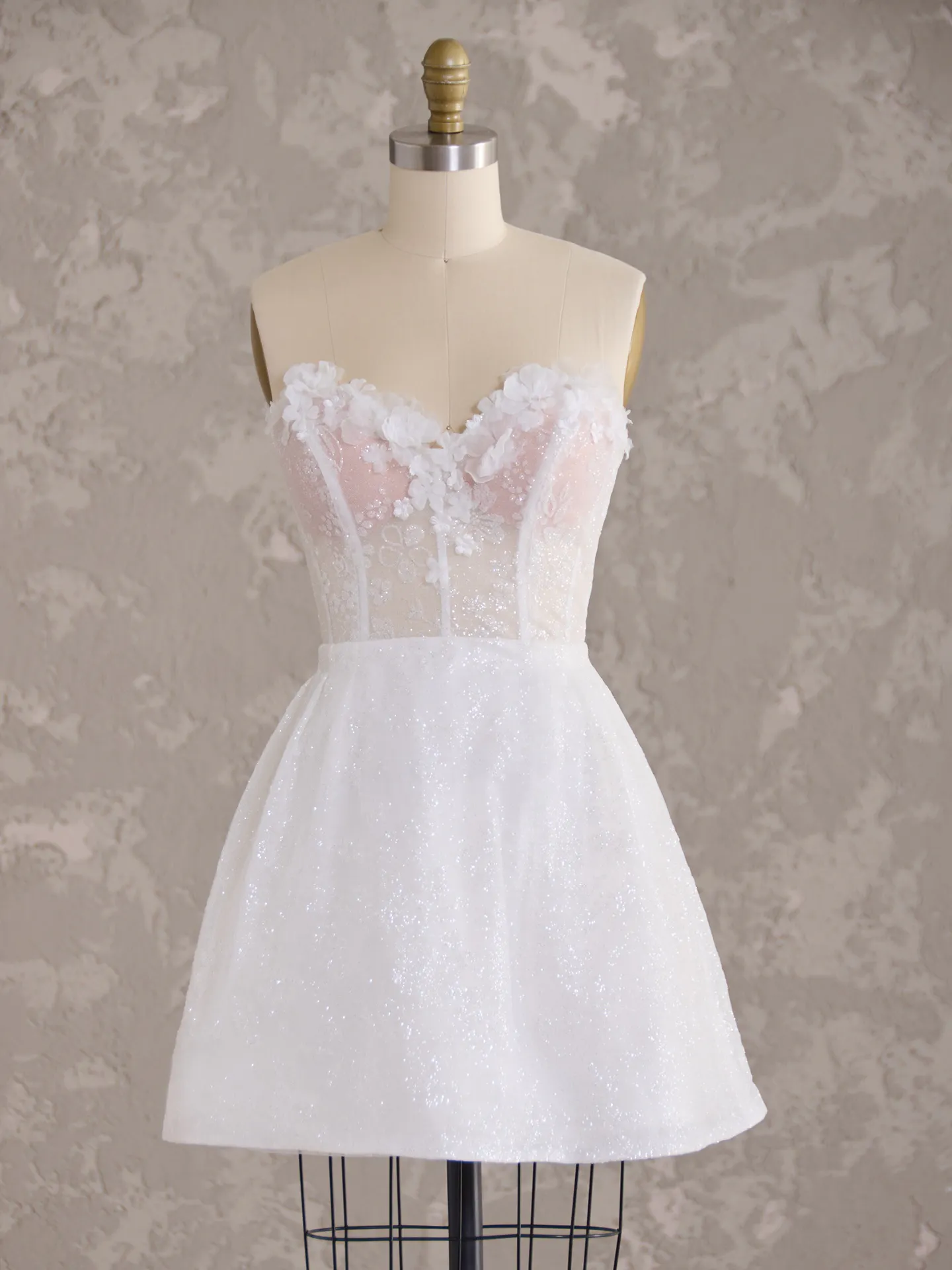 Rebecca Ingram Zoe 24RW247A01 Short Wedding Dress Color1