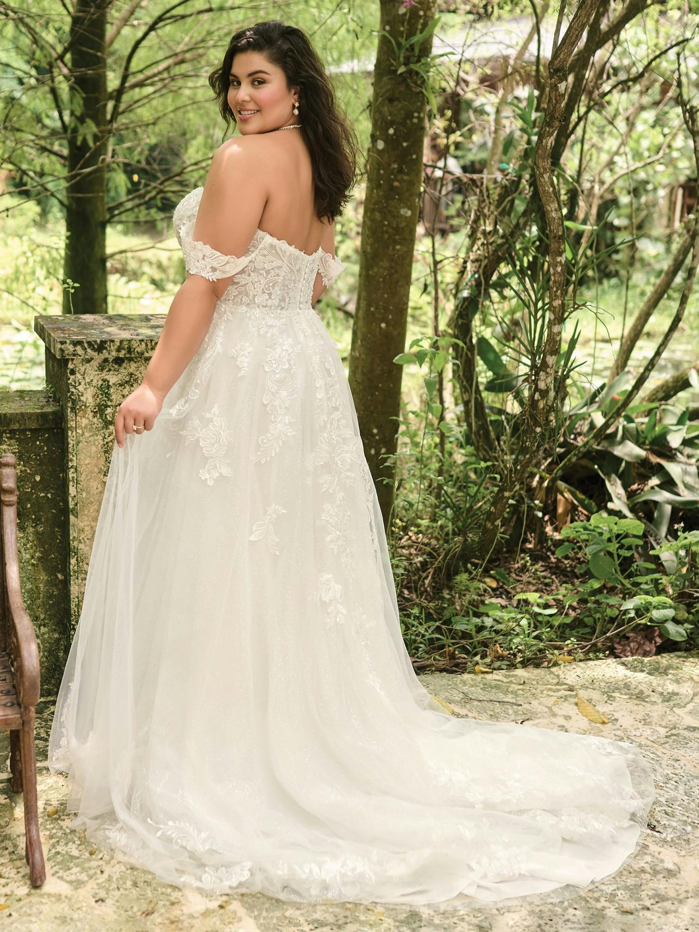Marguerite Thigh-High Slit A-Line Bridal Gown | Maggie Sottero