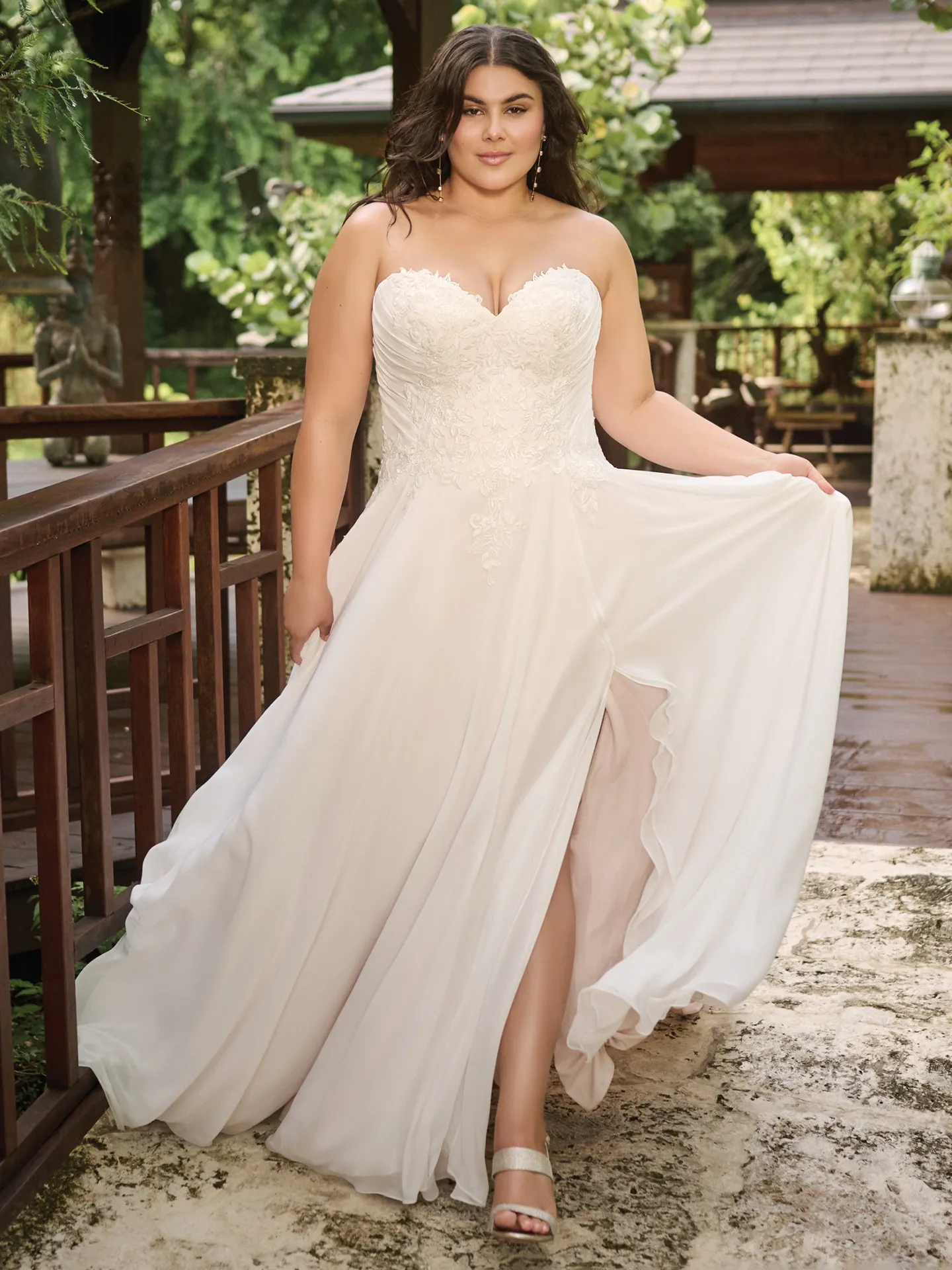 Rebecca Ingram Dagney A Line Wedding Dress 24RC180A01 Alt2