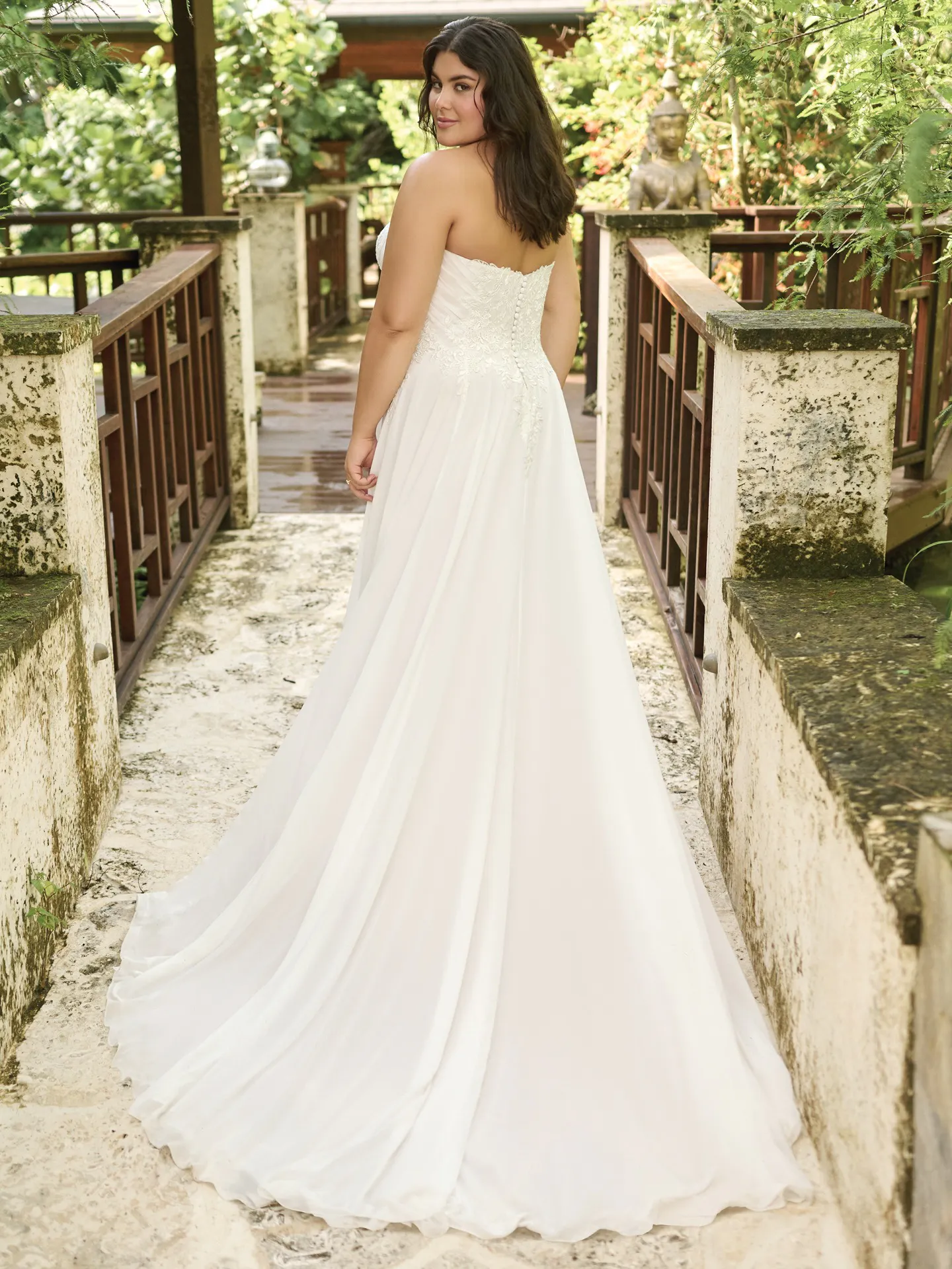 Rebecca Ingram Dagney A Line Wedding Dress 24RC180A01 Alt4