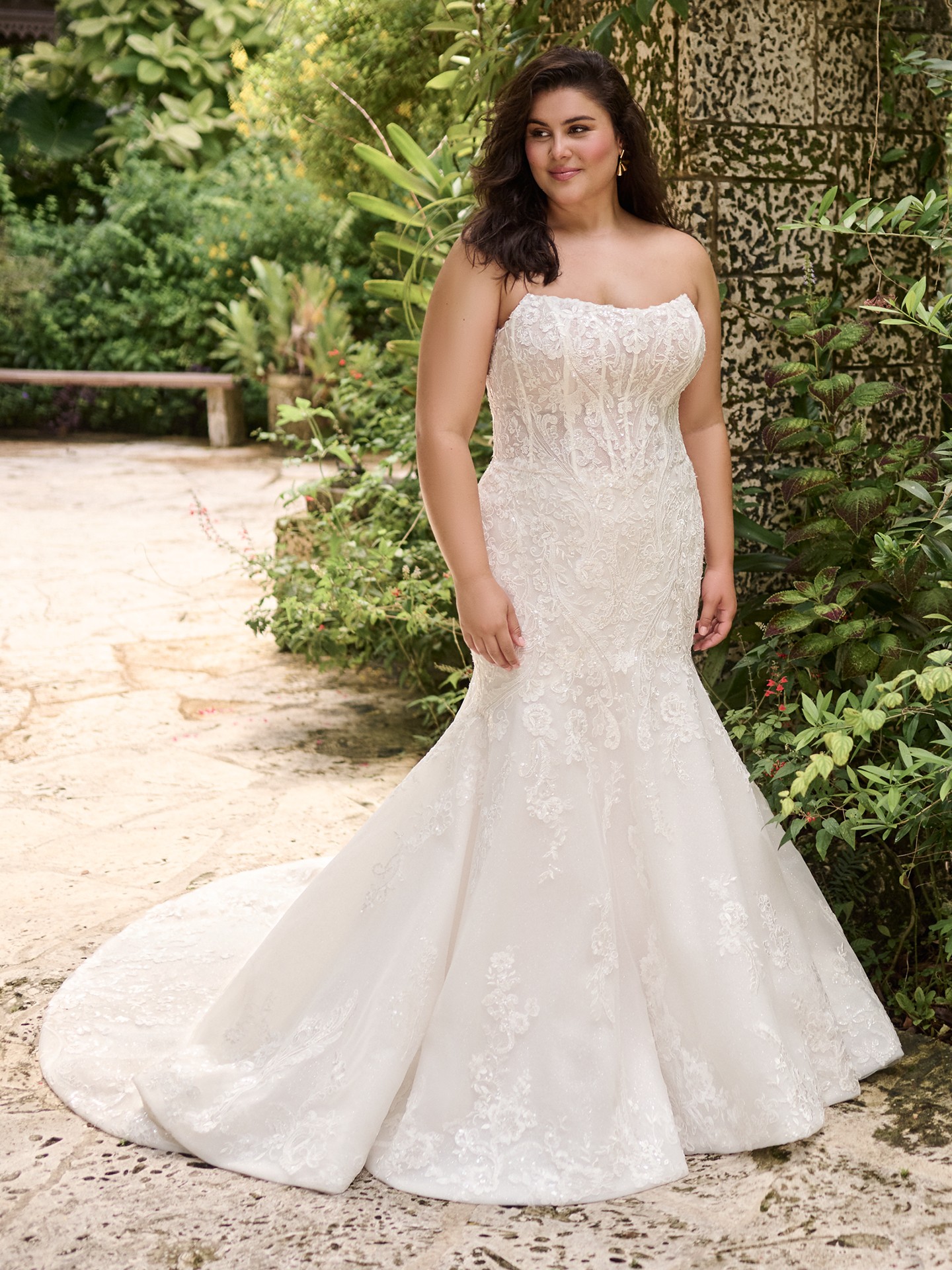 Norvinia Lane Cat Eye Mermaid Wedding Dress Sottero and Midgley