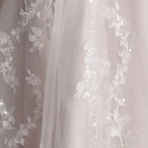 Sydney lace wedding dress with hip dips detail Maggie Sottero
