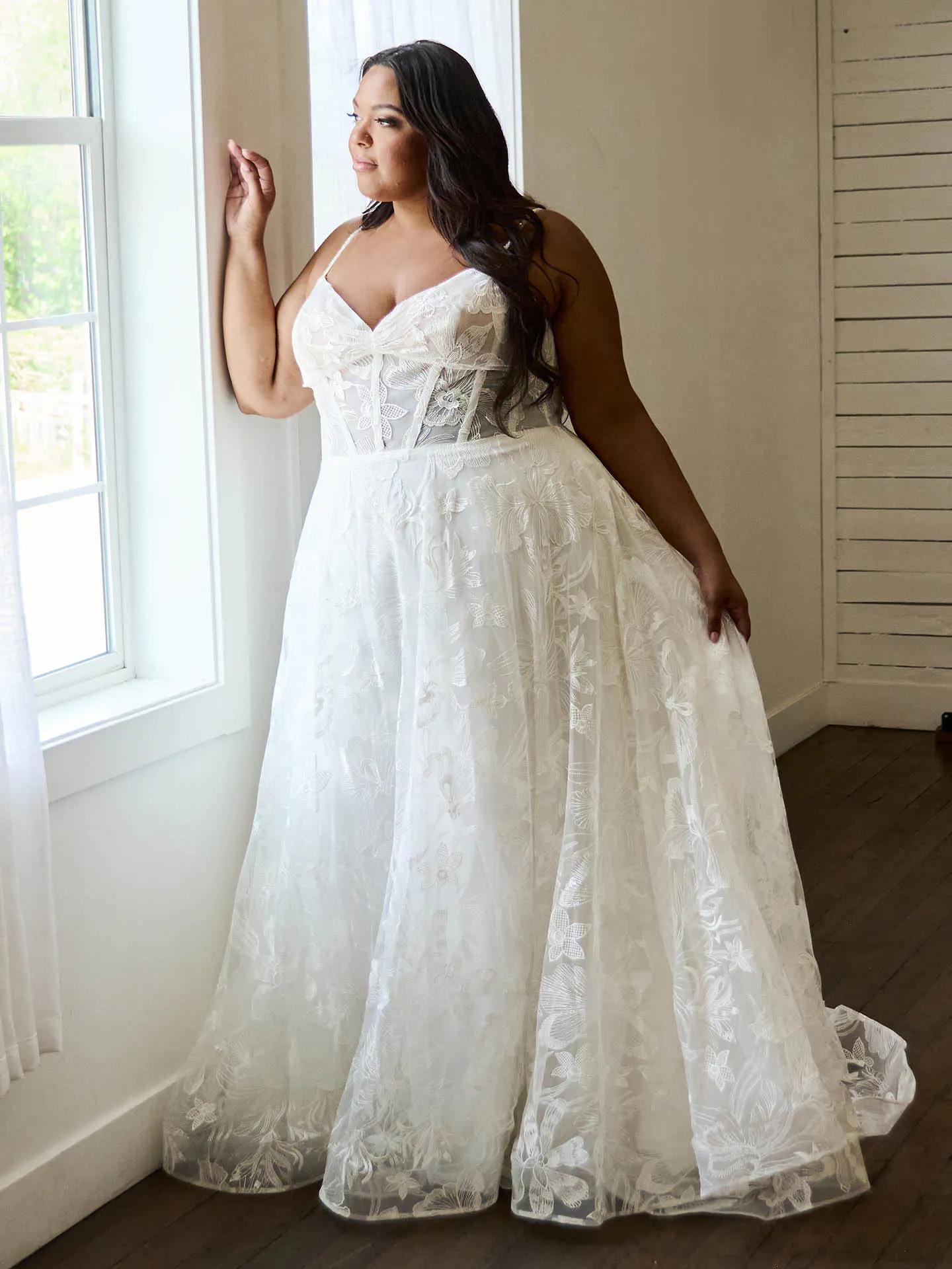 Maggie Sottero Havana A Line Wedding Dress 23MK665A01 curve-Alt51