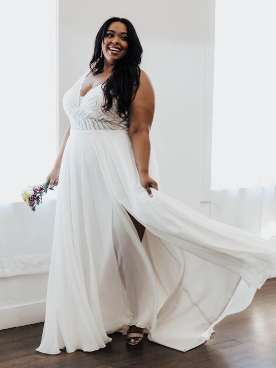 Maurelle Open Back Beaded Wedding Dress | Maggie Sottero
