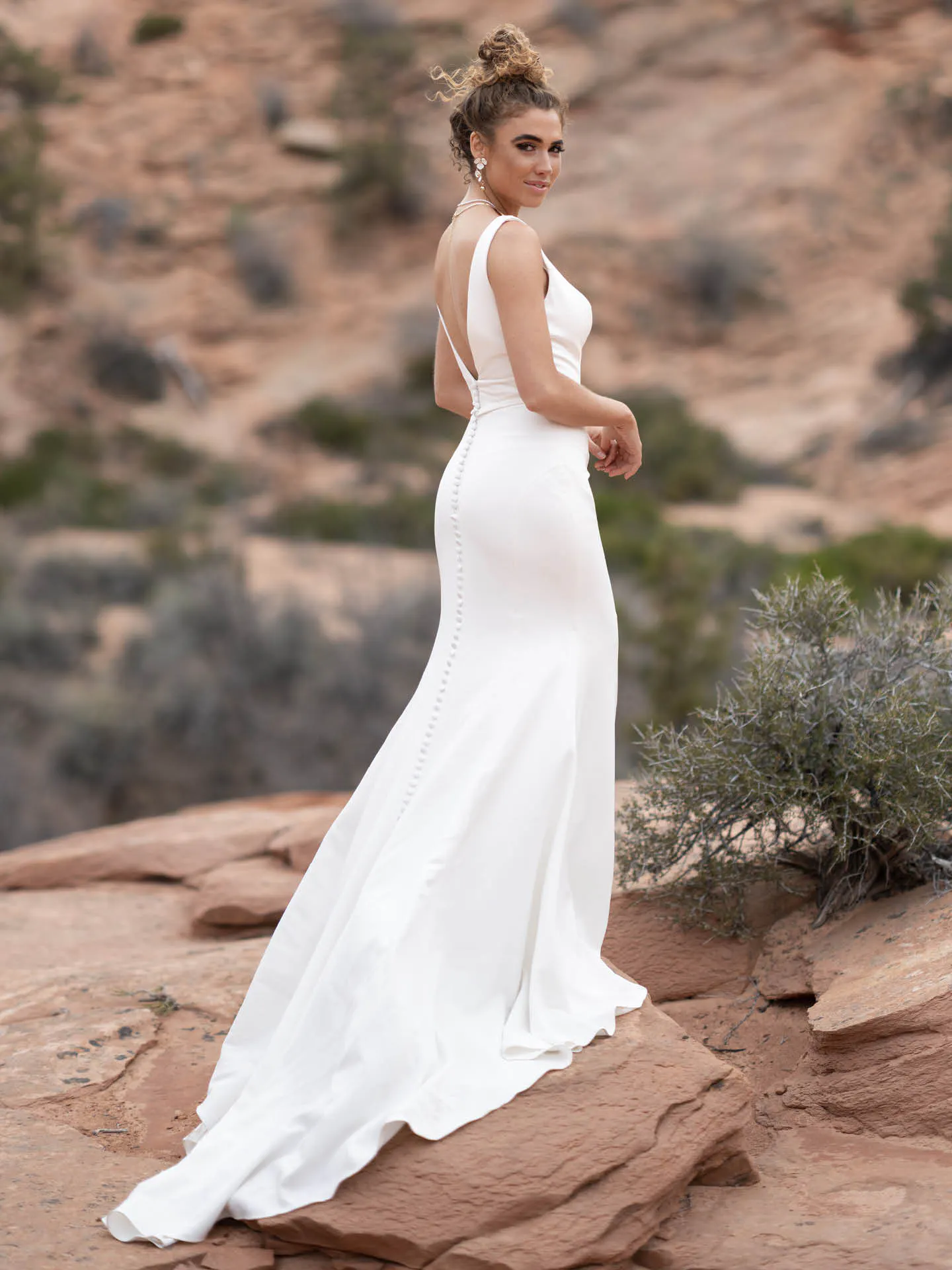 Rebecca Ingram Theodora Sheath Wedding Dress 22RK525A01 Alt50