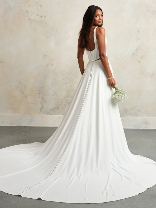 Bennett Lane Classic Bennett Lane A-Line Two-Piece Wedding Dress