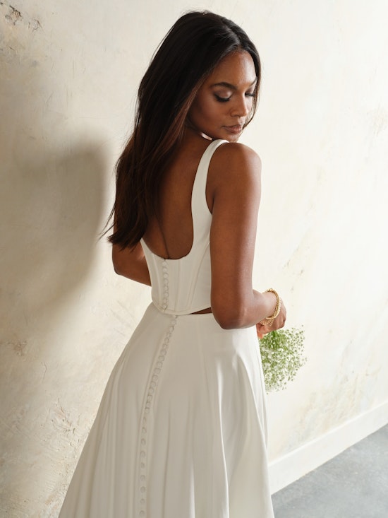 Bennett Lane Classic Bennett Lane A-Line Two-Piece Wedding Dress