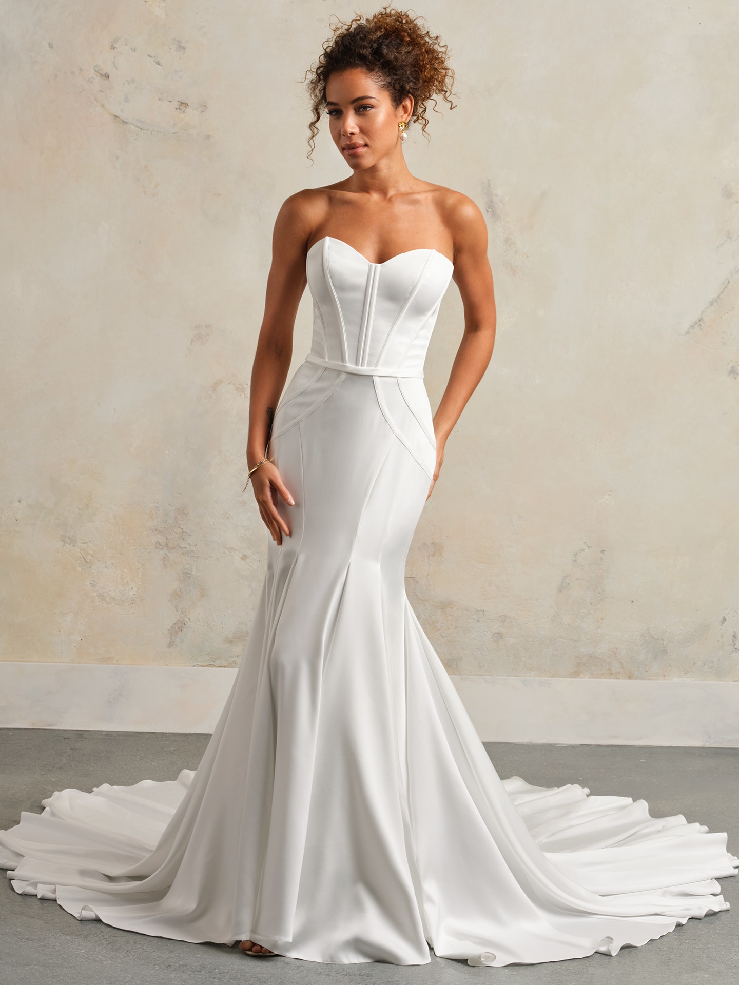 Maggie sottero strapless fit and flare hotsell