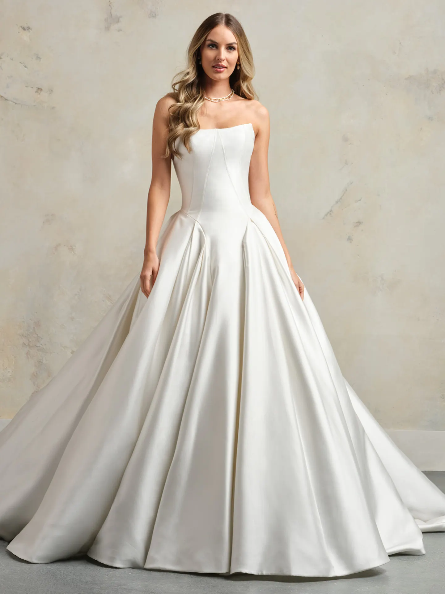 Maggie Sottero Fortune ballgown dress front view