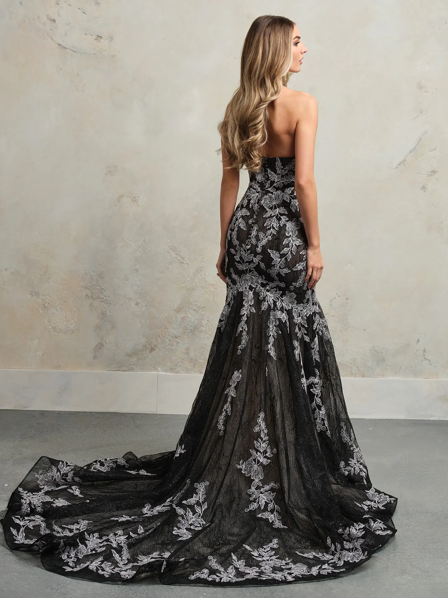 Maggie Sottero Peony Fit and Flare Wedding Dress 24MC777A01 Alt55 BK