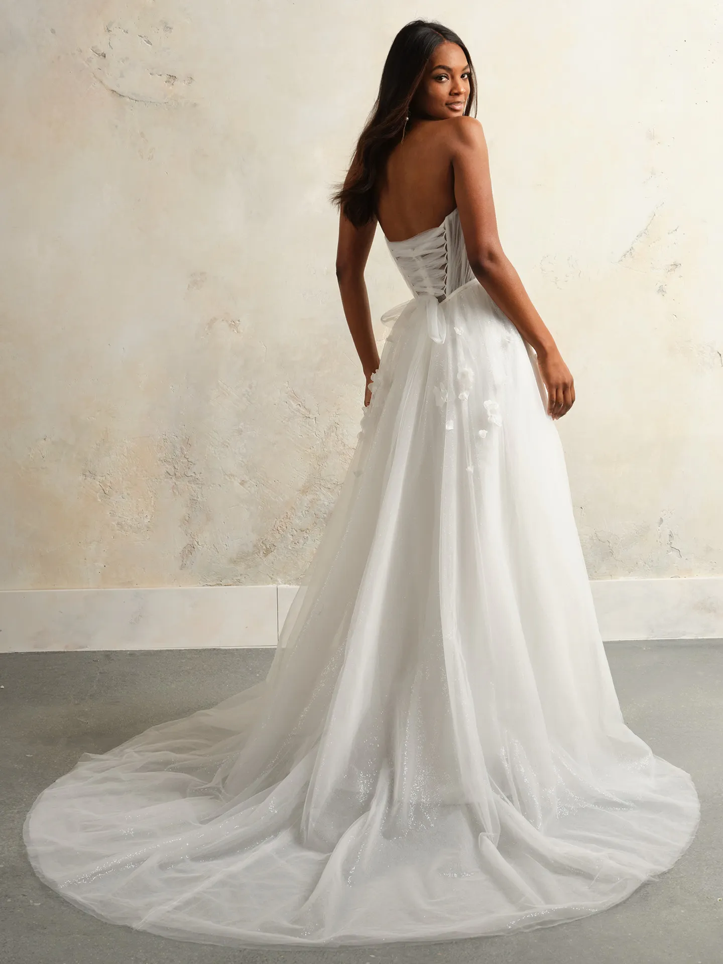 Maggie Sottero Allison A-Line back view