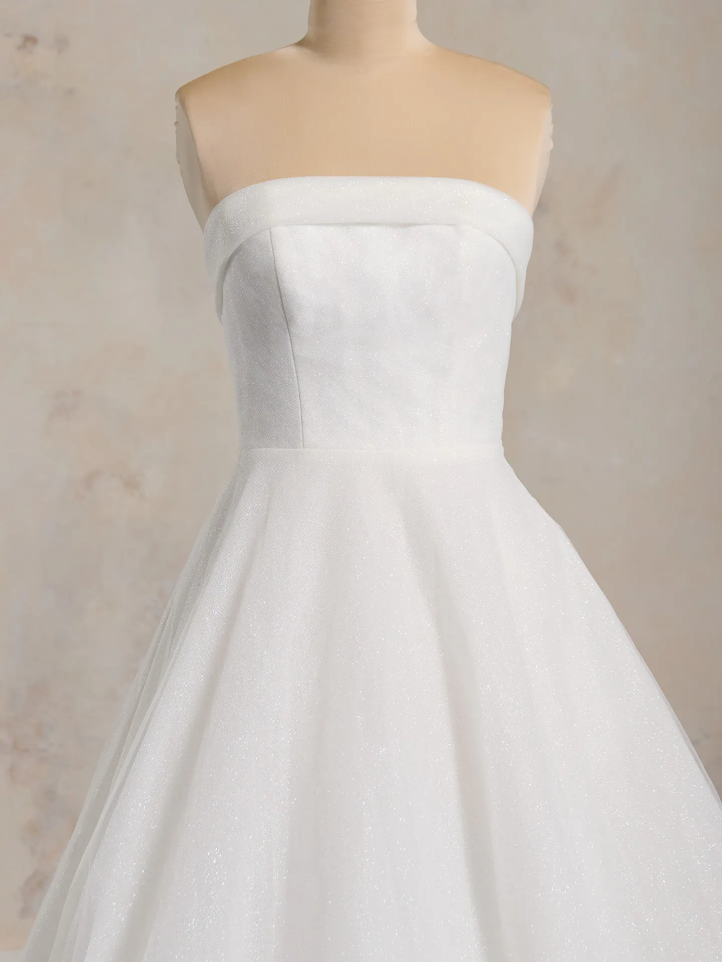 Rebecca Ingram Elizabeth strapless A-Line front view