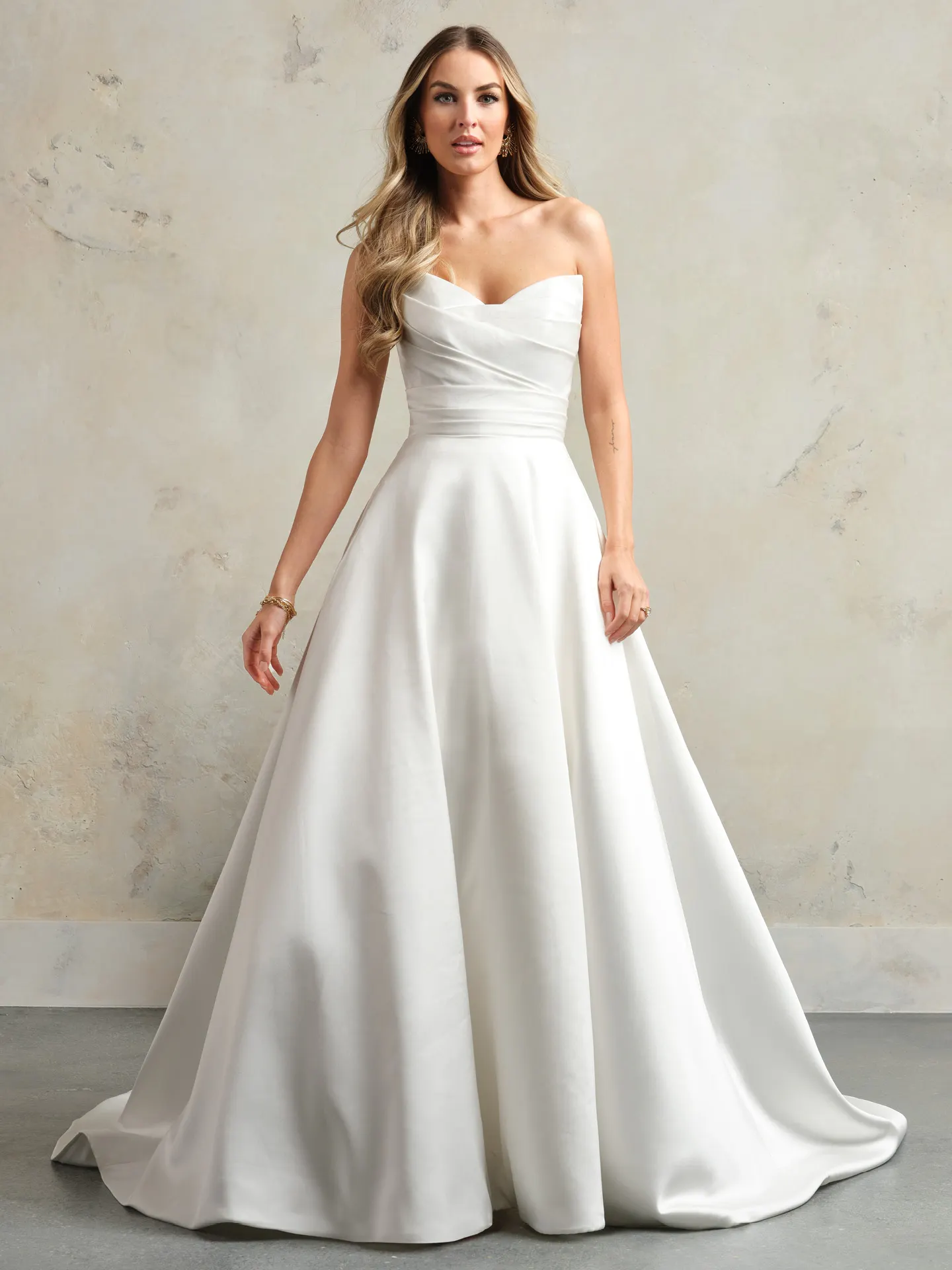 Rebecca Ingram Ethelinda front view ballgown wedding dress