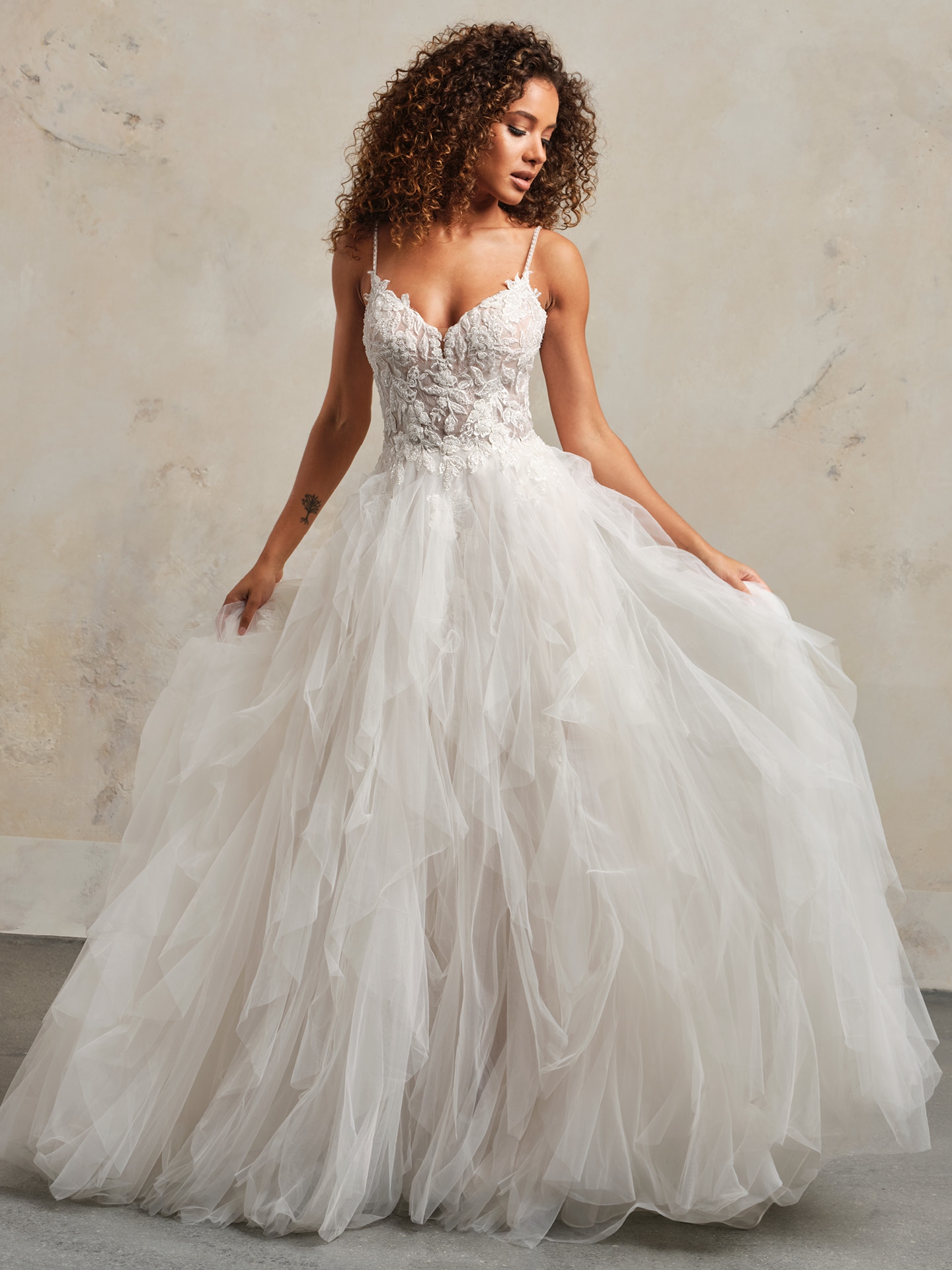 Aline ball gown wedding dress best sale