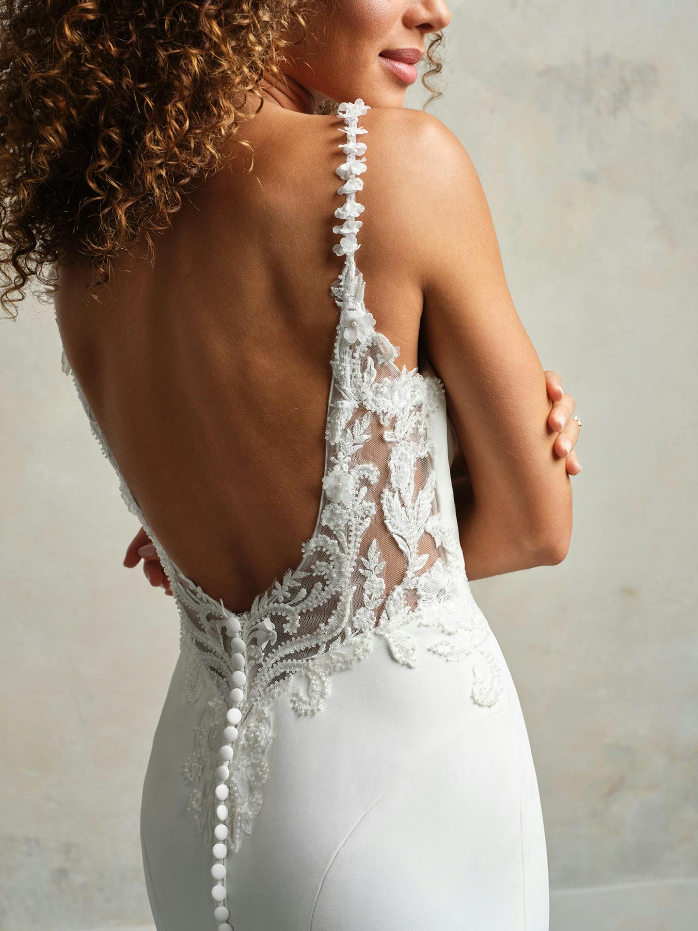 Megan Luxe Megan Keyhole Scoop Back Bridal Gown | Maggie Sottero