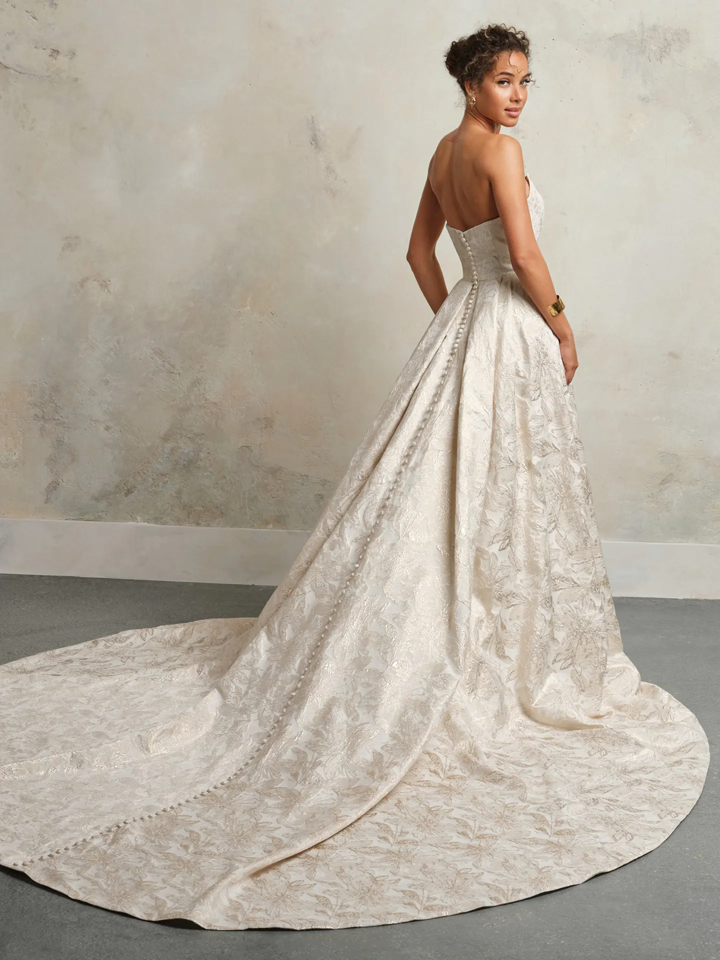 Sottero and Midgley Aspen Marie A Line Wedding Dress 24SZ044A02 Alt52 BLS