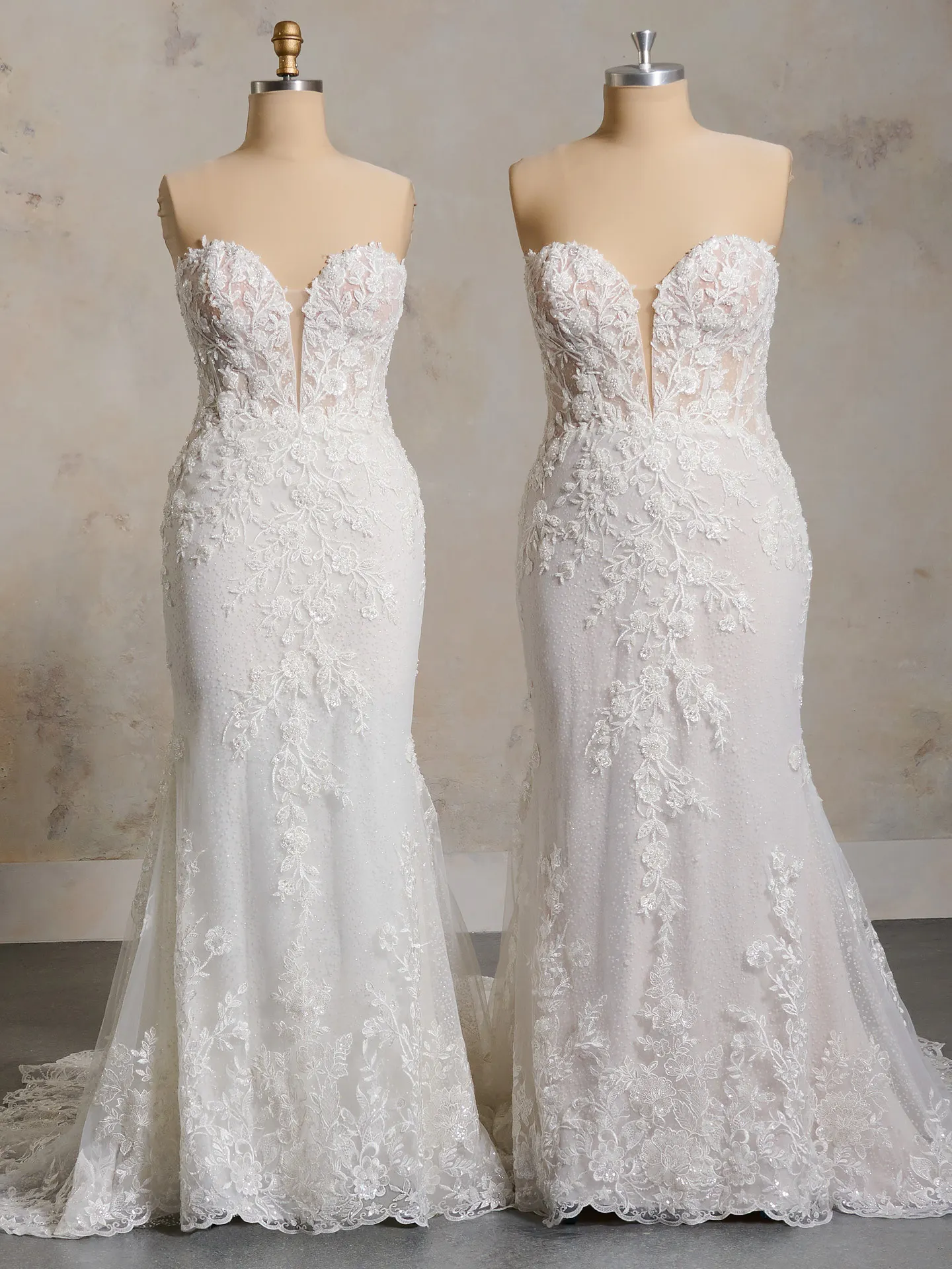 Rebecca Ingram Chesney wedding dress front view