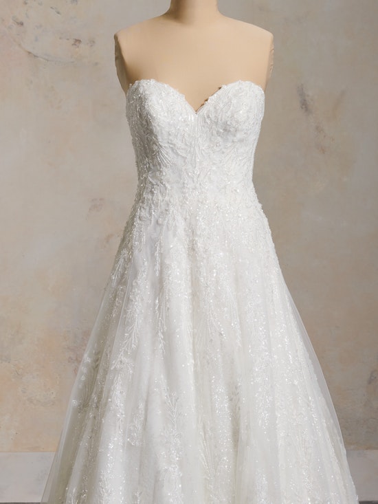 Sitka Beaded Glitter Sitka A-Line Ball Gown Bridal Gown