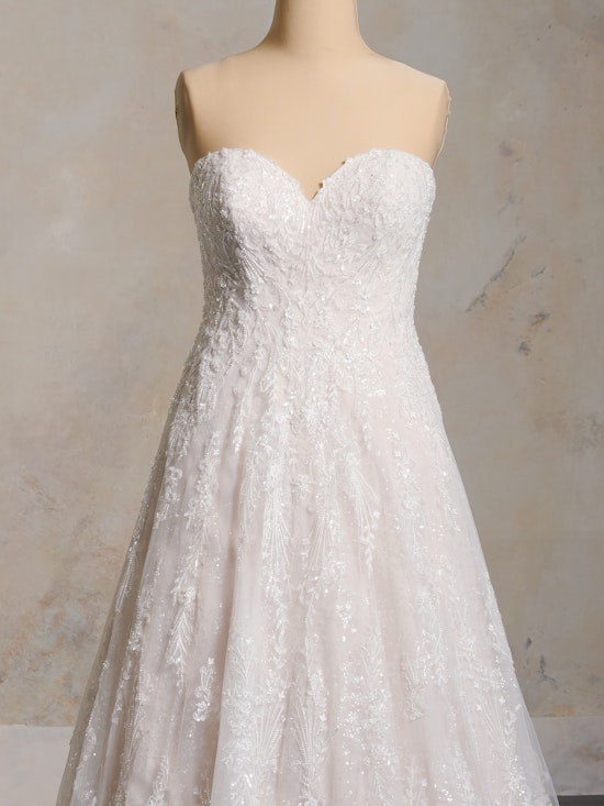 Sitka Beaded Glitter Sitka A-Line Ball Gown Bridal Gown