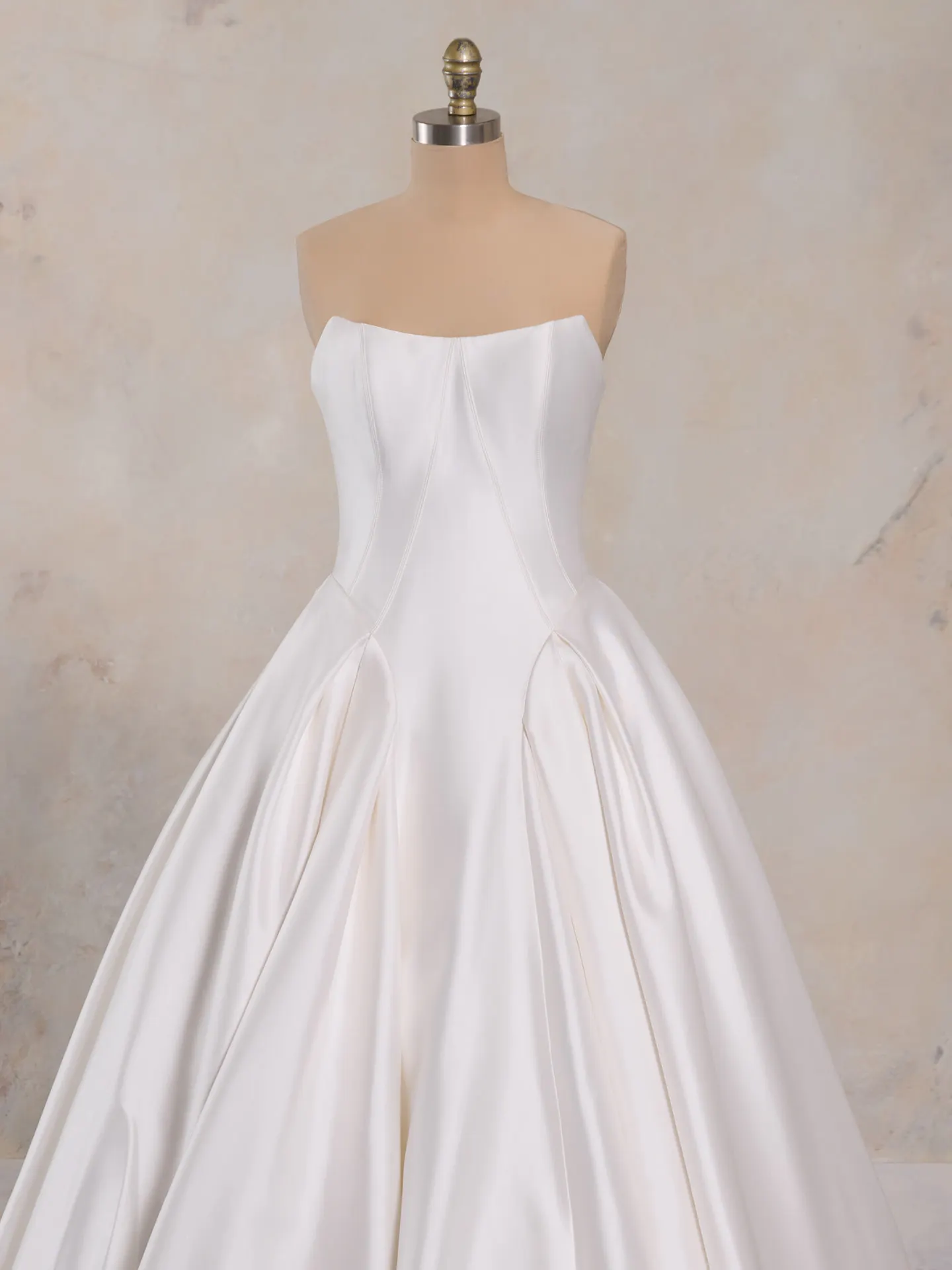 Stunning Fortune strapless ballgown front view