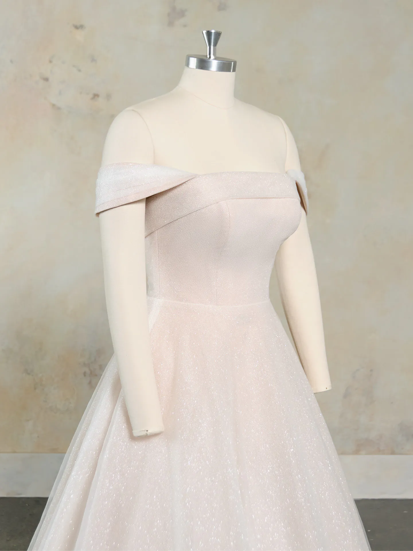 Rebecca Ingram Elizabeth soft A-Line dress side view