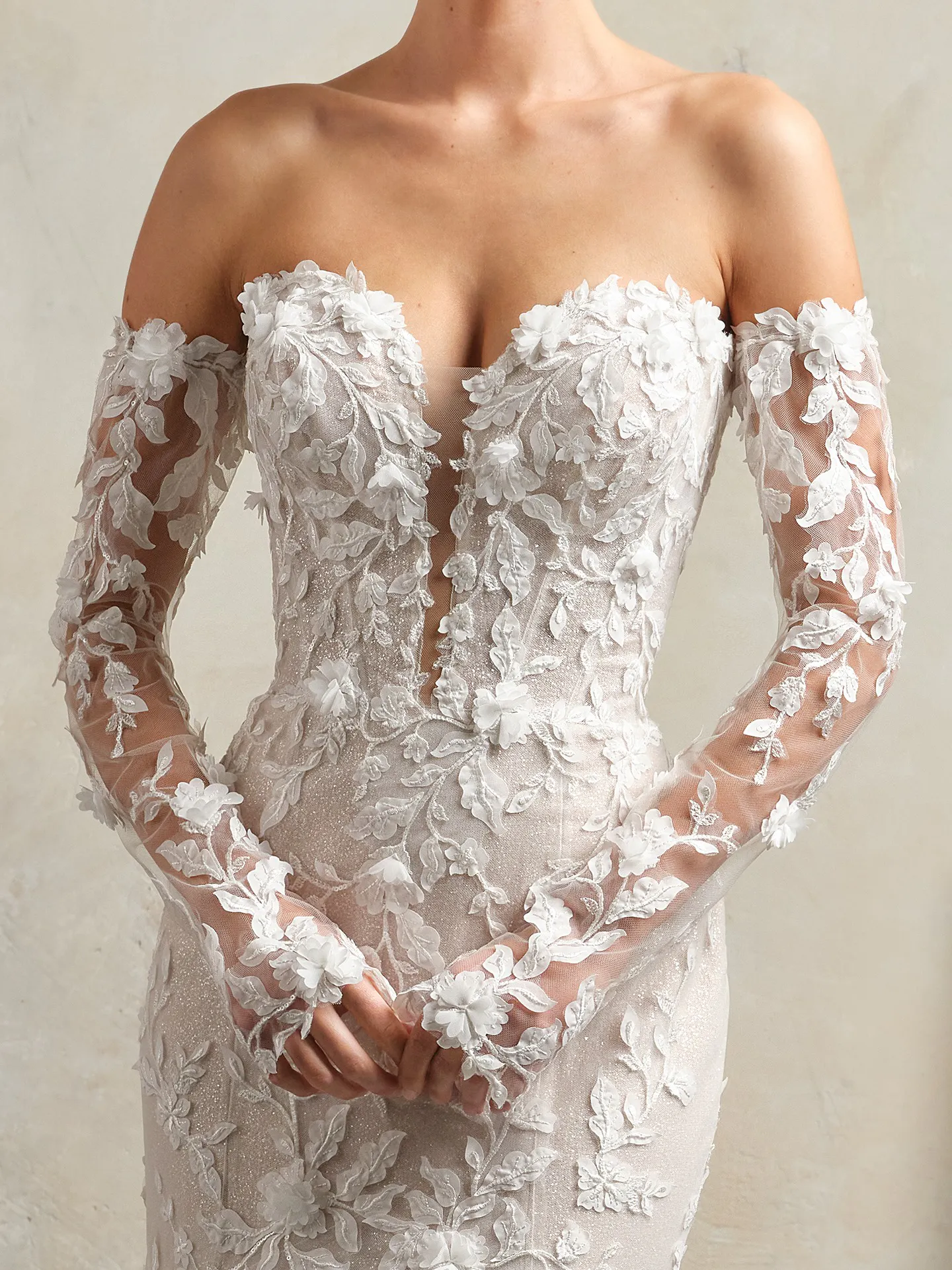 Sottero and Midgley Faith Wedding Dress Sleeves DSB24SC823000 Alt60 AI