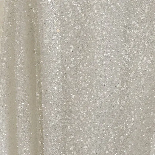 ashley mermaid dress close-up beaded fabric