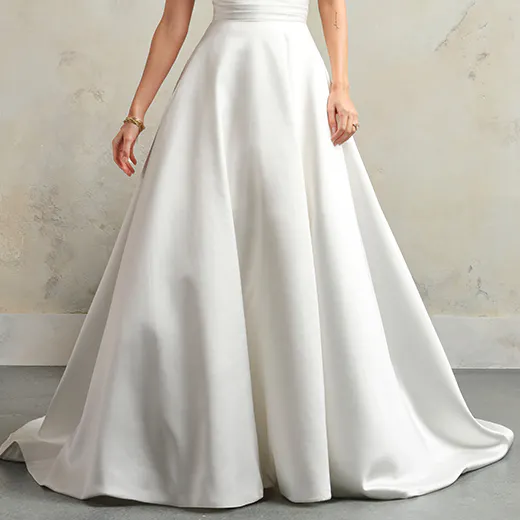 Maggie Sottero Ethelinda front view A-line wedding dress
