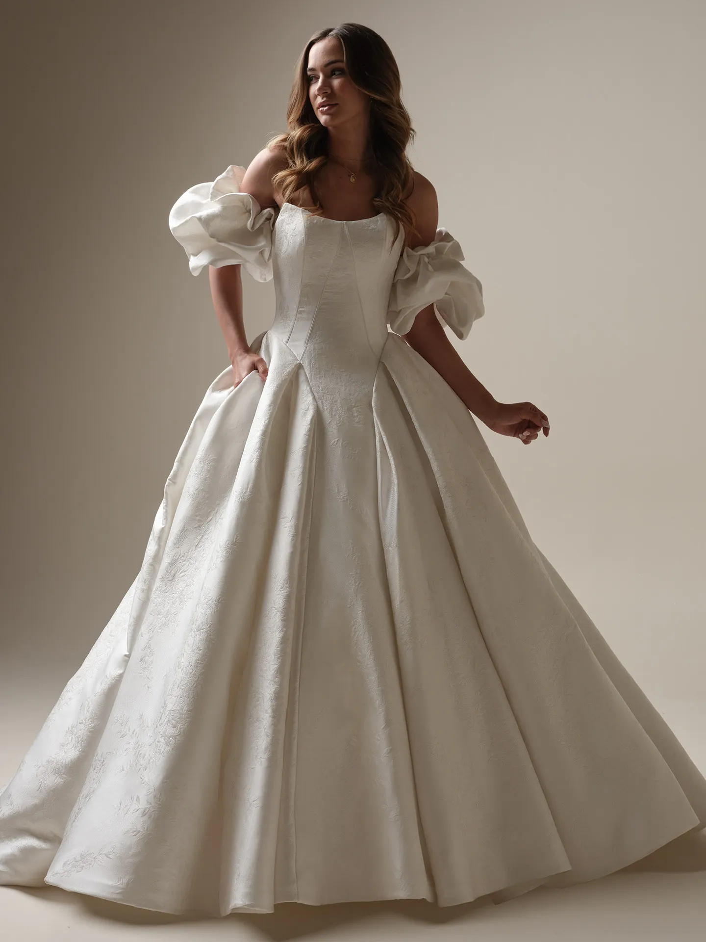 Maggie Sottero Fortune Marie ballgown front view