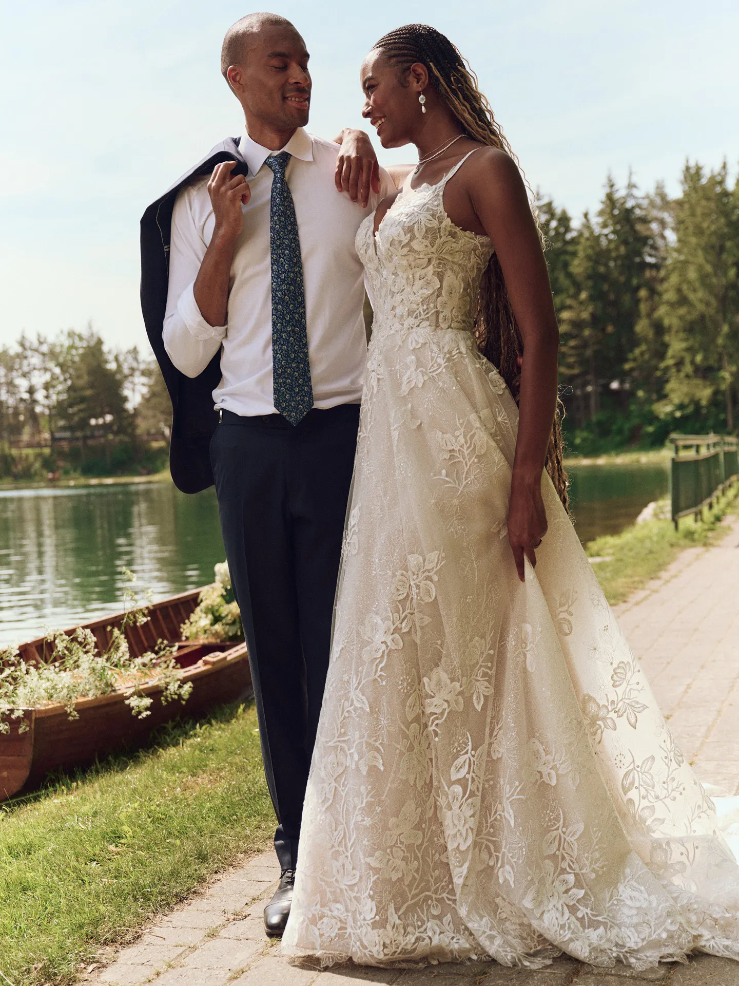 Jerrica Beaded Floral A-line Bridal Dress | Maggie Sottero