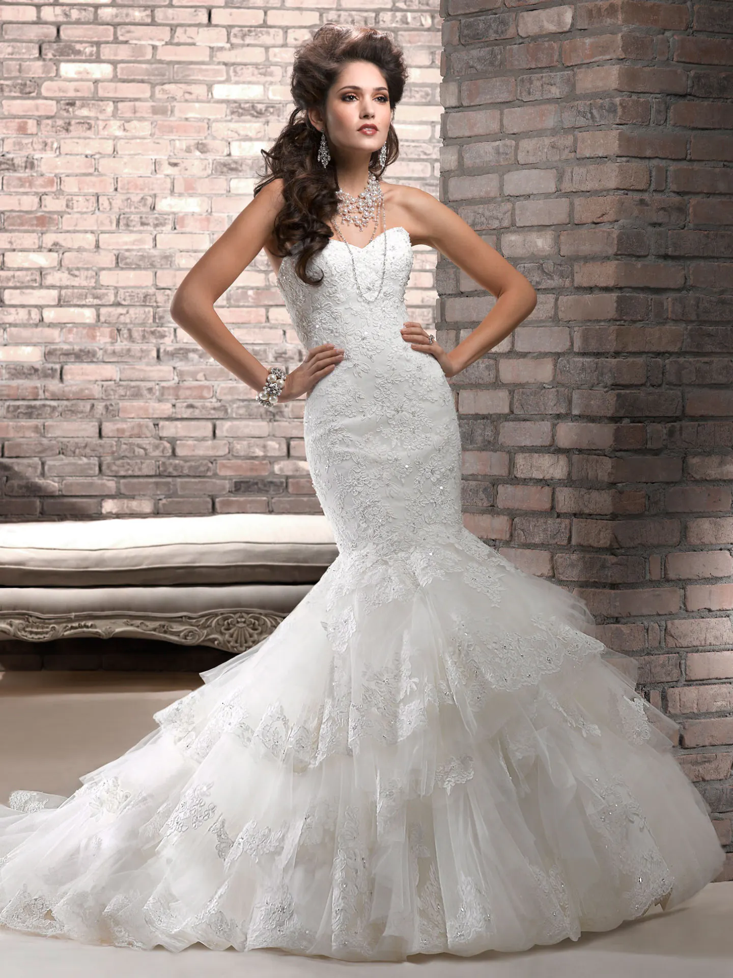 Maggie Sottero Wedding Dress Adalee A3644 front