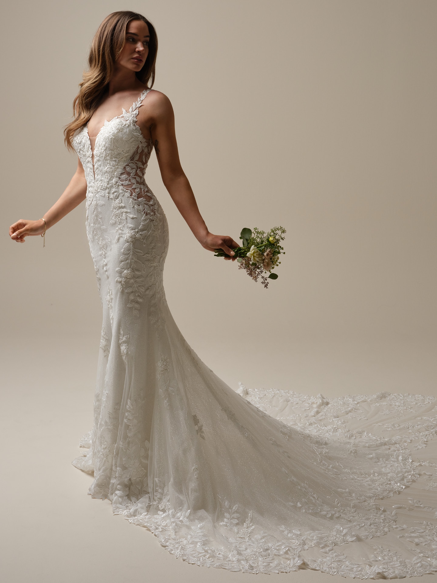 Maggie sottero fishtail wedding dress best sale