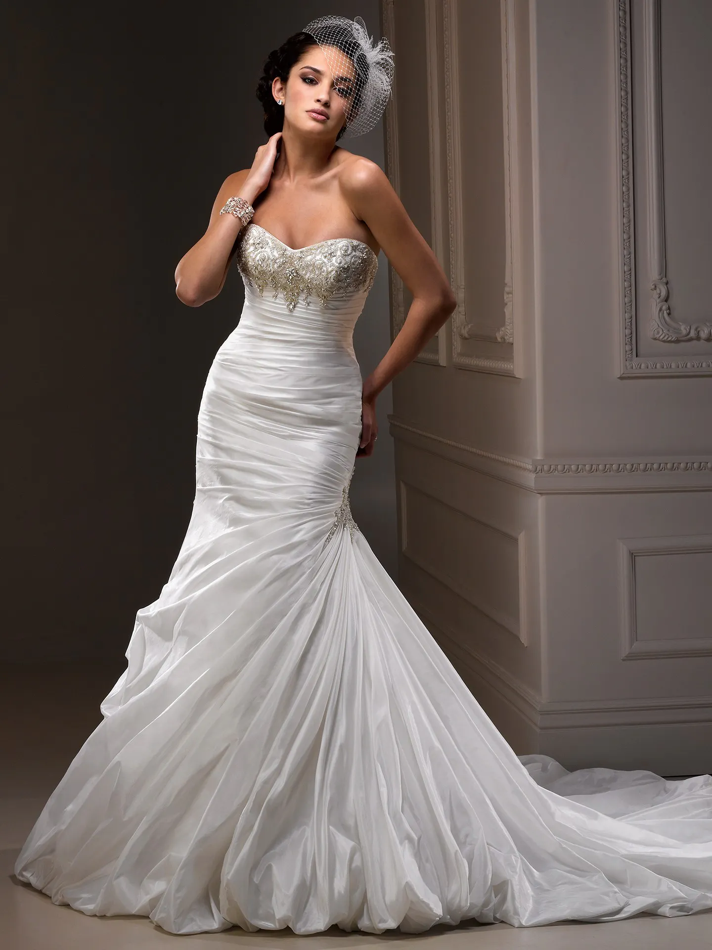 Maggie Sottero Wedding Dress Adeline Marie J1472A front