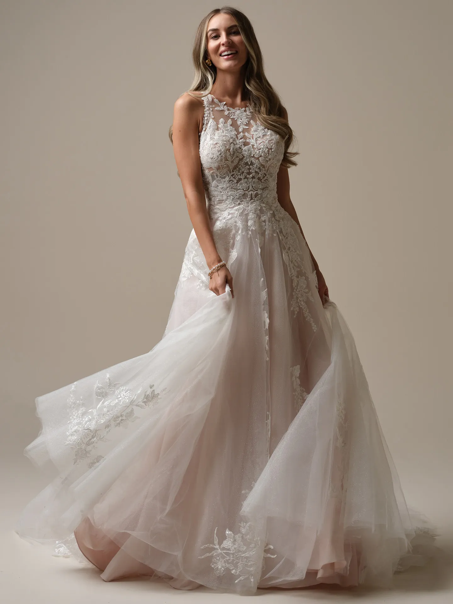 sorella halter dress Simple Bridesmaid with High Neckline honeymoon-edit