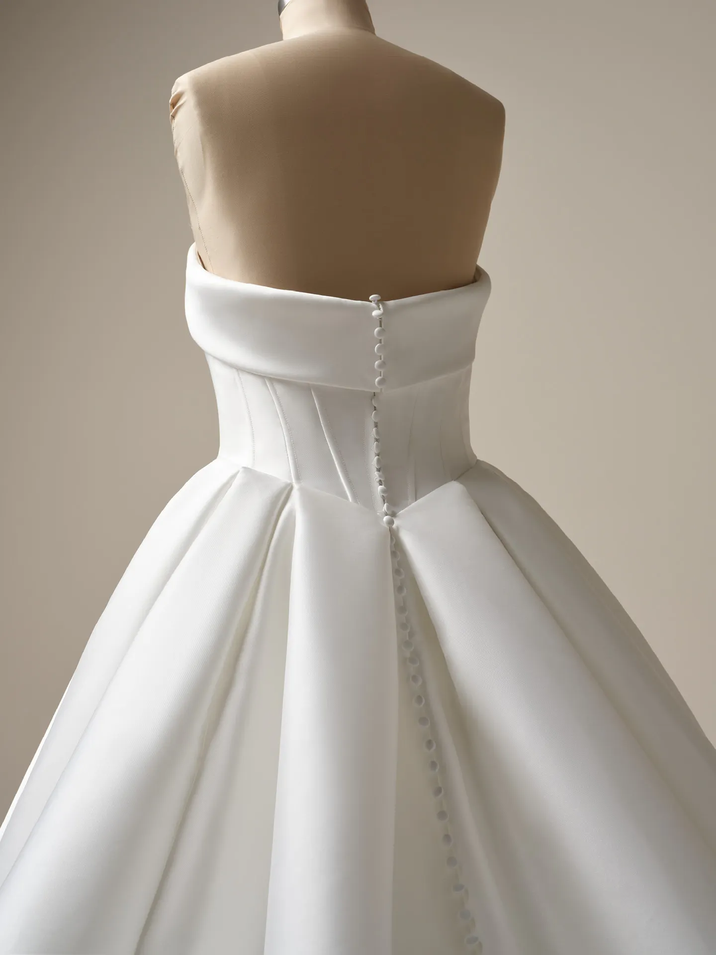 Sottero and Midgley Aberdeen Vida back view ballgown with buttons
