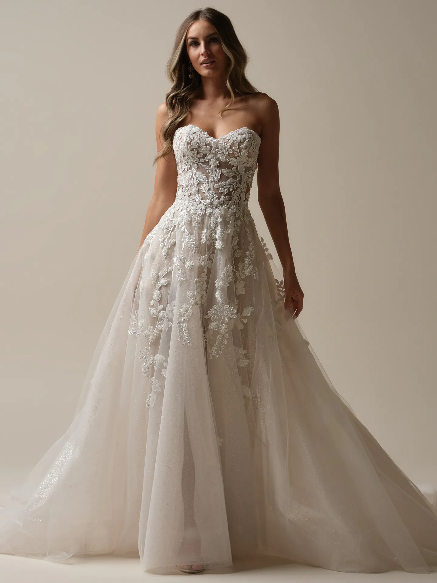 Sottero and Midgley Jenascia A Line Wedding Dress 25SW365A01 Alt55