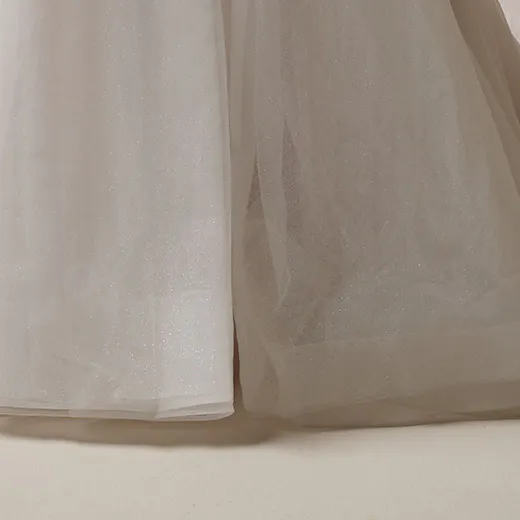Maggie Sottero Arden pleated A-line wedding dress front view