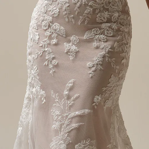 Maggie Sottero Tegan beaded lace detail close-up