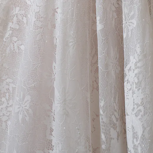 Narissa Chantilly Lace A-line gown fabric detail Maggie Sottero